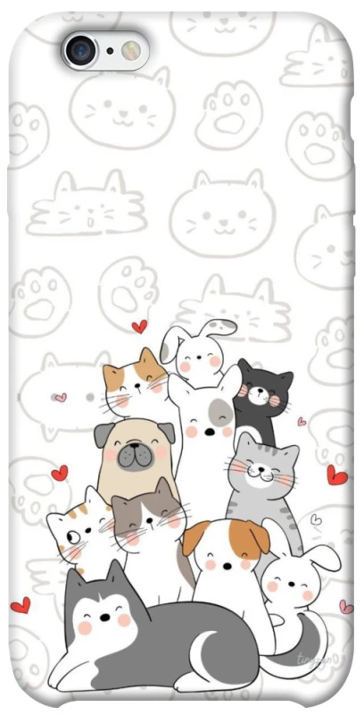 Чохол на Apple iPhone 6/6s (4.7") Funny Pets фото 1 з 1