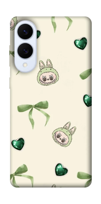 Чохол на Samsung Galaxy S25 Edge Labubu Green Heart фото 1 з 1