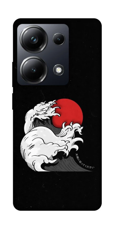 Чехол на Xiaomi Poco M6 Pro 4G Волны Японии v2 фото 1 из 1