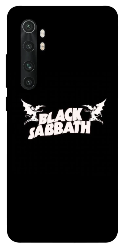 Чохол на Xiaomi Mi Note 10 Lite Black Sabbath logo ver.2 фото 1 з 1