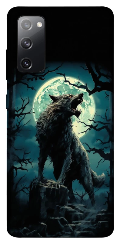 Чохол на Samsung Galaxy S20 FE Вовк під місяцем фото 1 з 1