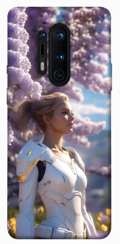 Чехол на OnePlus 8 Pro Cyber space girl ver.1 фото 1 из 1