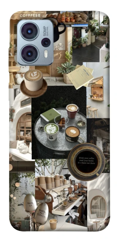 Чохол на Motorola Moto G23 Coffee collage ver.4 фото 1 з 1