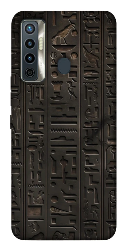 Чехол на TECNO Camon 17 Hieroglyphs фото 1 из 1