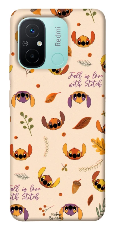 Чохол на Xiaomi Redmi 12C / Poco C55 Fall in love with Stitch фото 1 з 1