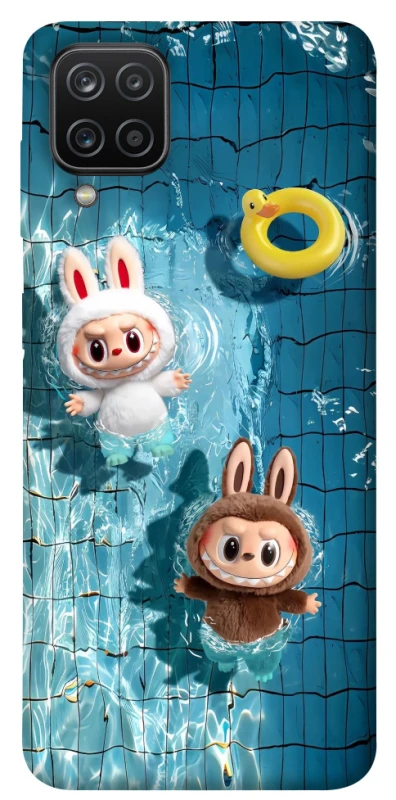 Чехол на Samsung Galaxy A12 Labubu in the pool фото 1 из 1