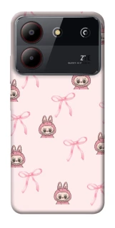 Чохол на ZTE Blade A54 4G Pink bows and Labubus фото 1 з 1