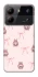 Чохол на ZTE Blade A54 4G Pink bows and Labubus фото 1 з 1