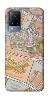 Чехол на Vivo V21 Fashion collage ver.2 фото 1 из 1