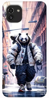 Чохол на Samsung Galaxy A03 Панда кур'єр фото 1 з 1