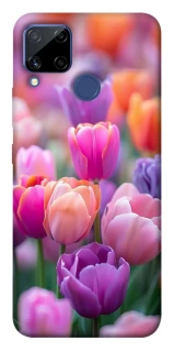 Чохол на Realme C15 Тюльпанове поле фото 1 з 1