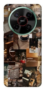 Чохол на ZTE Nubia V70 Max Coffee collage ver.2 фото 1 з 1