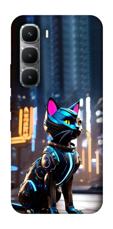 Чехол на Infinix Hot 60 Pro Cyber cat фото 1 из 1