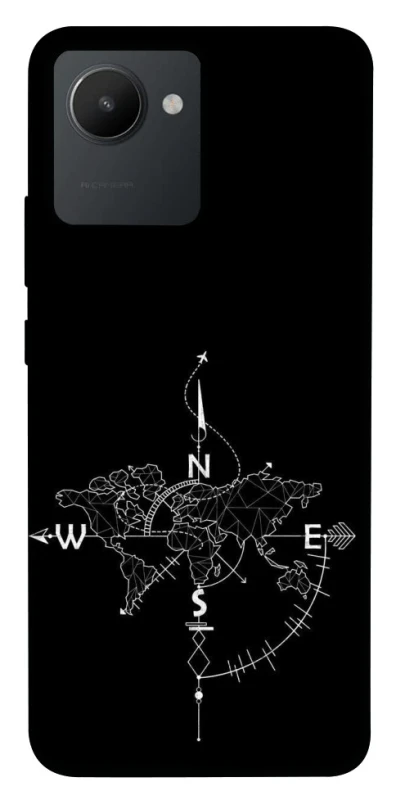 Чохол на Realme C30 Travel Map фото 1 з 1