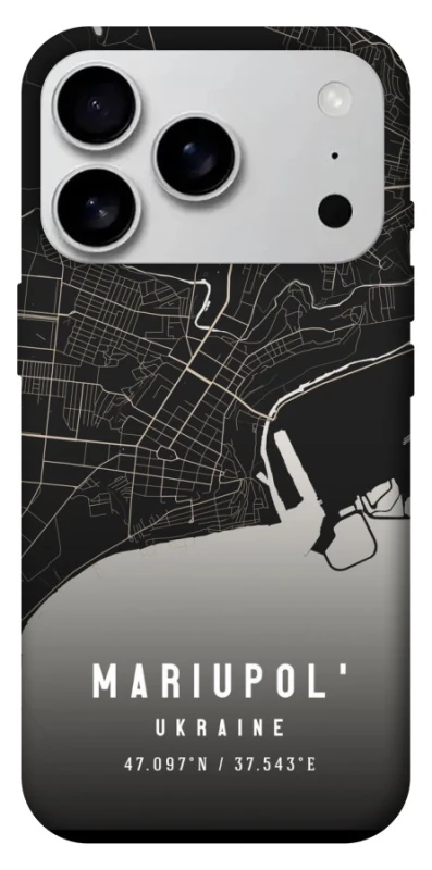 Чохол на Apple iPhone 17 Pro Max (6.9") Mariupol map фото 1 з 1
