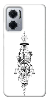 Чехол на Xiaomi Redmi Note 11E Tattoo ver.7 фото 1 из 1