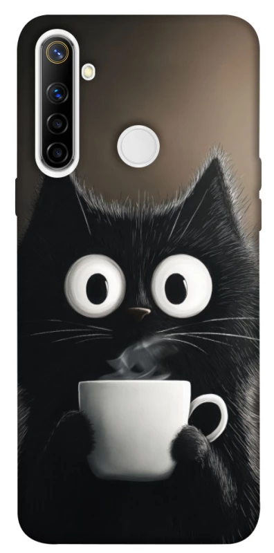 Чехол на Realme 6i morning cat фото 1 из 1