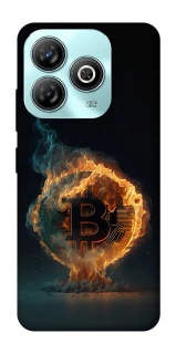 Чохол на ZTE Blade A75 4G Fire Bitcoin фото 1 з 1