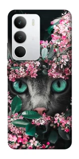 Чохол на Realme C71 Кіт в квітах фото 1 з 1