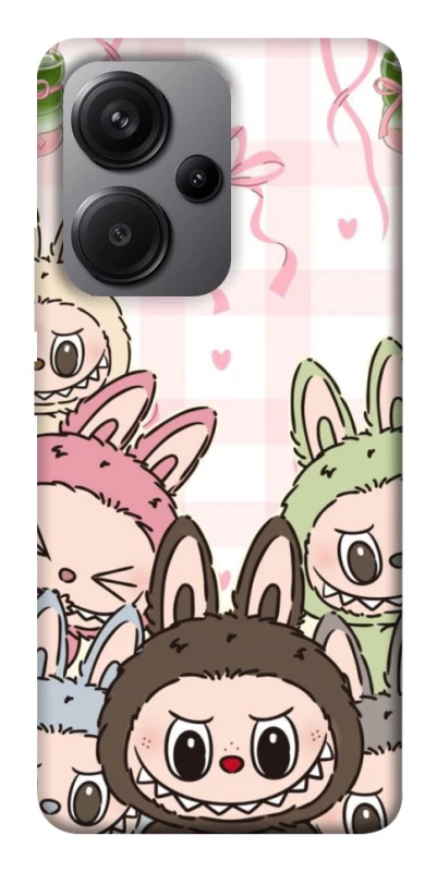 Чохол на Xiaomi Redmi Note 13 Pro+ All Labubu 2 фото 1 з 1