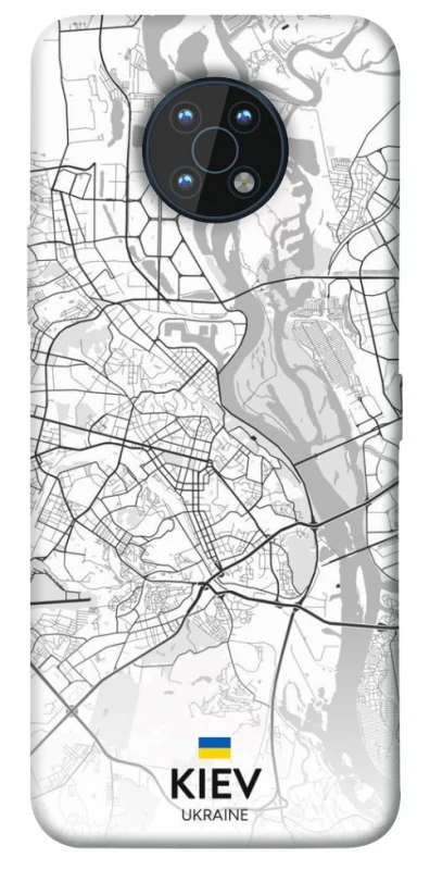 Чохол на Nokia G50 Kiev white map фото 1 з 1