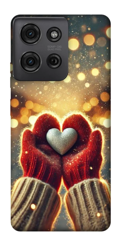 Чохол на Motorola Moto G75 Heart in hand фото 1 з 1