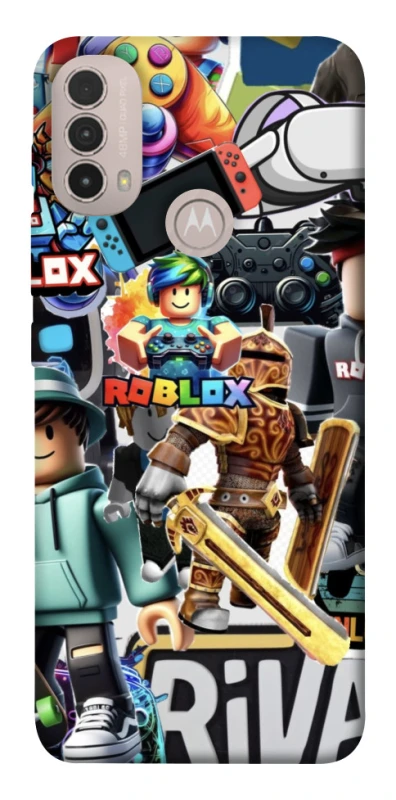 Чохол на Motorola Moto E40 Roblox collage ver.1 фото 1 з 1