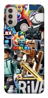 Чохол на Motorola Moto E40 Roblox collage ver.1 фото 1 з 1