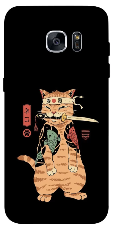 Чохол на Samsung G935F Galaxy S7 Edge Кіт-самурай фото 1 з 1
