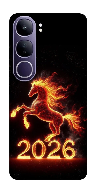 Чохол на Vivo Y300 Red Fire Horse ver.1 фото 1 з 1