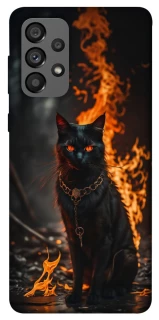Чохол на Samsung Galaxy A73 5G Вогняний кіт фото 1 з 1