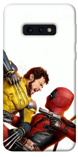 Чехол на Samsung Galaxy S10e Deadpool and Wolverine фото 1 из 1