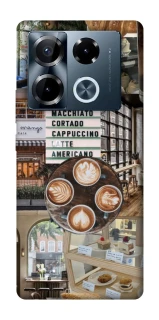 Чохол на Infinix Note 40 Pro 4G Coffee collage ver.5 фото 1 з 1