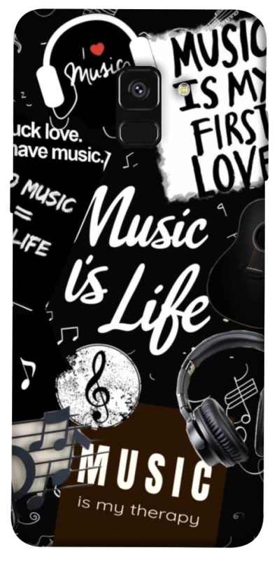 Чохол на Samsung A530 Galaxy A8 (2018) Music is Life фото 1 з 1