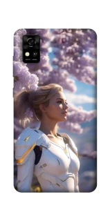 Чехол на ZTE Blade A31 Cyber space girl ver.1 фото 1 из 1