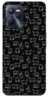 Чохол на Realme C35 Black Cats фото 1 Чохол на Realme C35 Black Cats фото 1 з 1