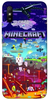 Чехол на Xiaomi Redmi 9A Minecraft world фото 1 из 1