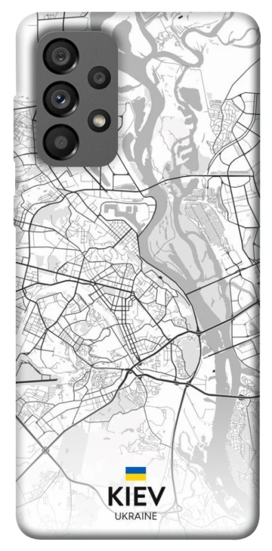 Чохол на Samsung Galaxy A73 5G Kiev white map фото 1 з 1