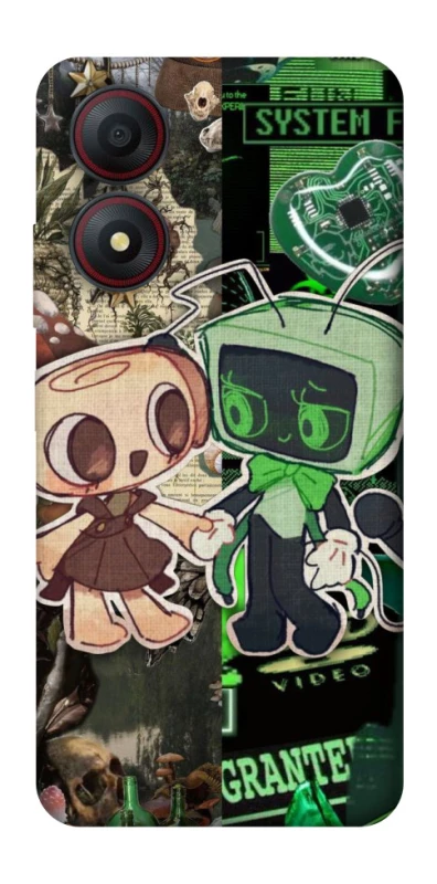 Чохол на ZTE Blade A34 4G Dandy World Shelly Art фото 1 з 1