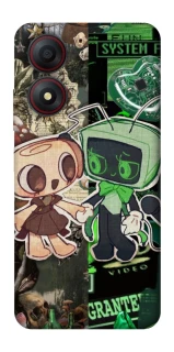 Чохол на ZTE Blade A34 4G Dandy World Shelly Art фото 1 з 1