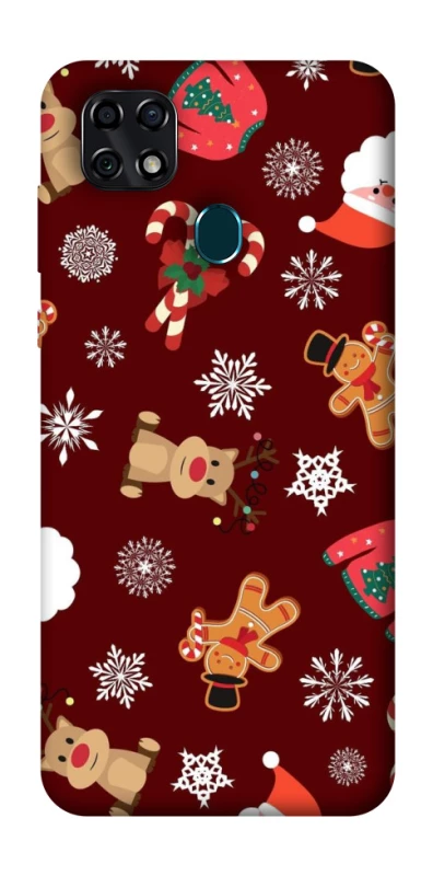 Чехол на ZTE Blade 20 Smart Новогодний v6 фото 1 из 1