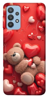 Чехол на Samsung Galaxy M32 bear in hearts фото 1 из 1