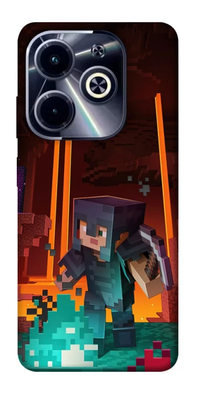 Чохол на Infinix Hot 40i Minecraft game adventure фото 1 з 1