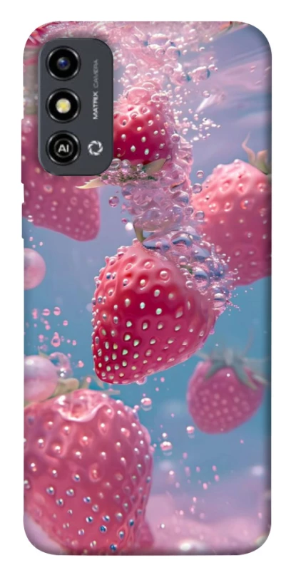 Чохол на ZTE Blade A53 Полуниця в воді фото 1 з 1