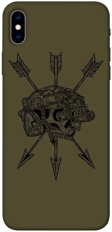 Чехол на Apple iPhone XS Max (6.5") Mil skull фото 1 из 1
