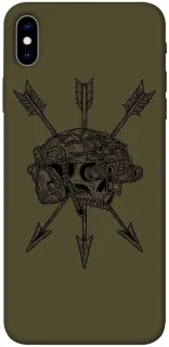 Чехол на Apple iPhone XS Max (6.5") Mil skull фото 1 из 1