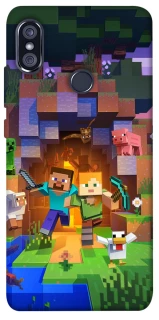 Чехол на Xiaomi Redmi Note 5 Pro / Note 5 (AI Dual Camera) Minecraft game фото 1 из 1