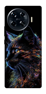 Чохол на TECNO Spark 20 Pro+ Чорний кіт фото 1 з 1