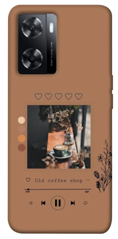 Чохол на Oppo A57s Coffee player фото 1 з 1