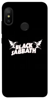 Чехол на Xiaomi Mi A2 Lite / Xiaomi Redmi 6 Pro Black Sabbath logo ver.2 фото 1 из 1